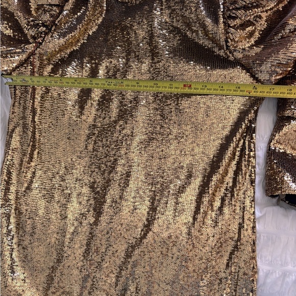A.L.C. Gold Long Sleeve Dress - Picture 7 of 13